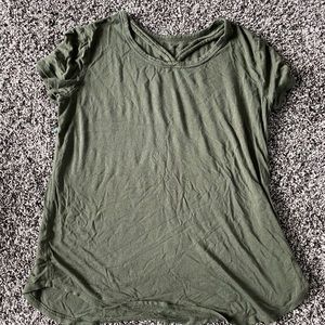 Target olive green tee.